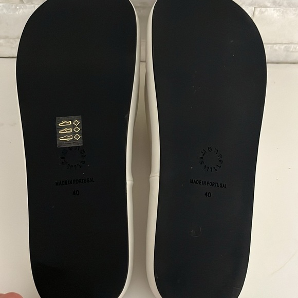 SIMON MILLER Taffy Puffy Platform Slide Sandal In Macadamia Size 40, US 9.5 - Picture 10 of 11